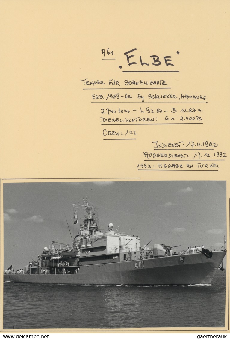 29610 Deutsche Schiffspost - Marine: Ex 1956/2010, Deutsche Marine. TROSS-EINHEITEN. Sammlung Von Briefen, - Andere & Zonder Classificatie