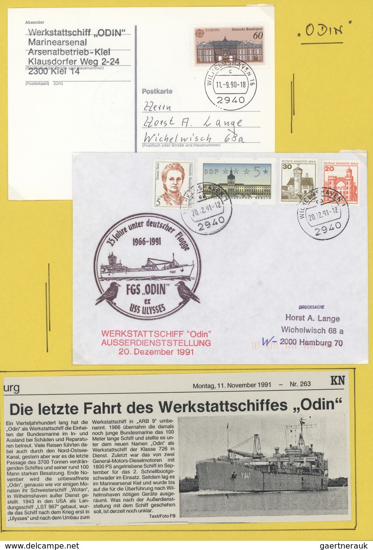 29611 Deutsche Schiffspost - Marine: Ex 1956/2010, Deutsche Marine. FORSCHUNGS- UND VERMESSUNGSSCHIFFE, HI - Andere & Zonder Classificatie