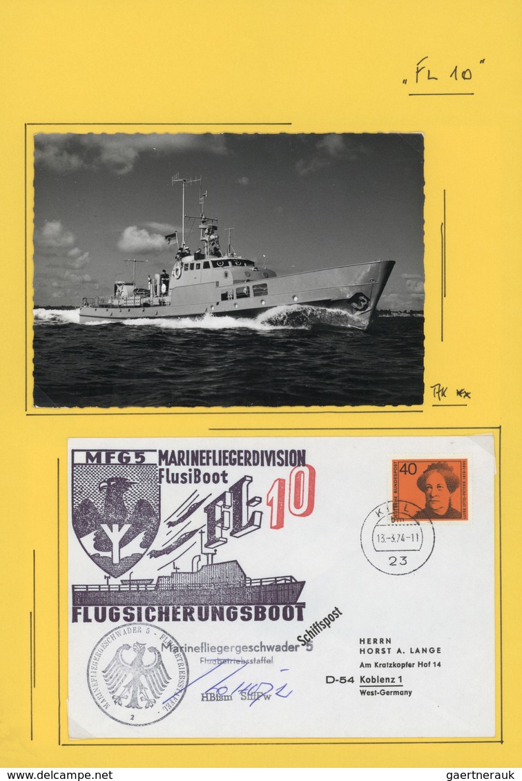 29611 Deutsche Schiffspost - Marine: Ex 1956/2010, Deutsche Marine. FORSCHUNGS- UND VERMESSUNGSSCHIFFE, HI - Andere & Zonder Classificatie