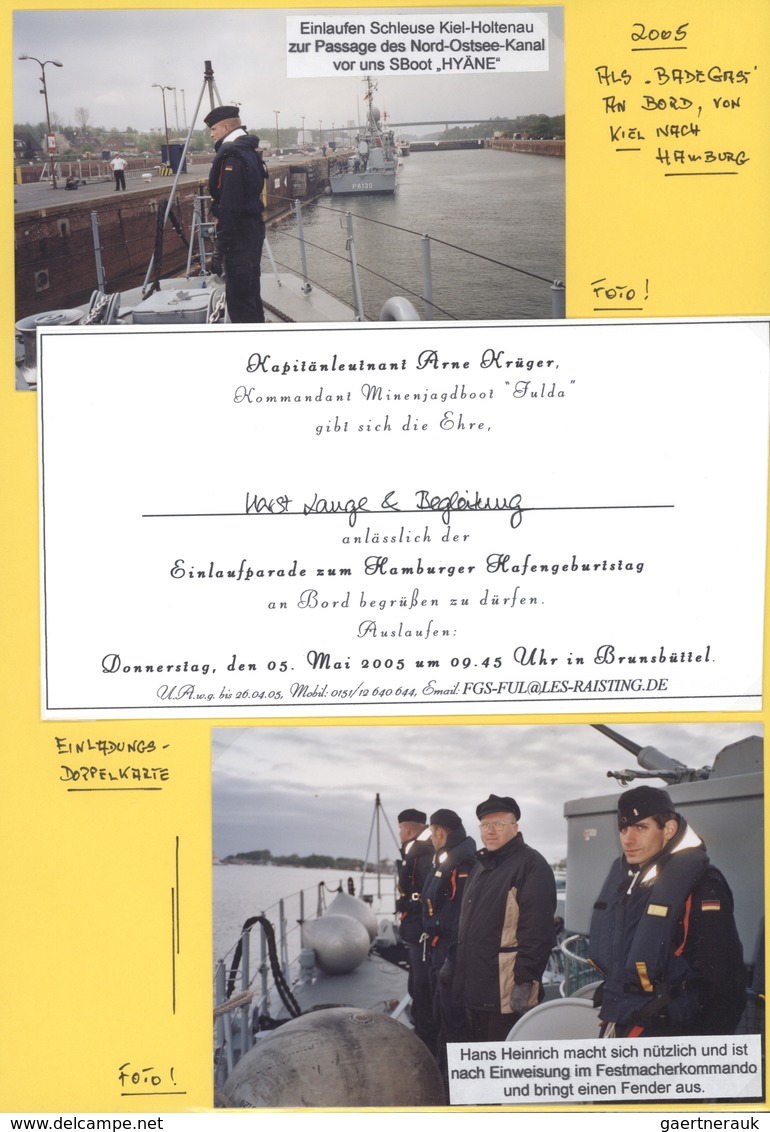 29613 Deutsche Schiffspost - Marine: Ex 1956/2010, Deutsche Marine. MINEN-WAFFE (alle Klassen, Alle Einhei - Sonstige & Ohne Zuordnung
