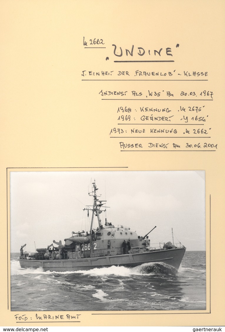 29613 Deutsche Schiffspost - Marine: Ex 1956/2010, Deutsche Marine. MINEN-WAFFE (alle Klassen, Alle Einhei - Andere & Zonder Classificatie