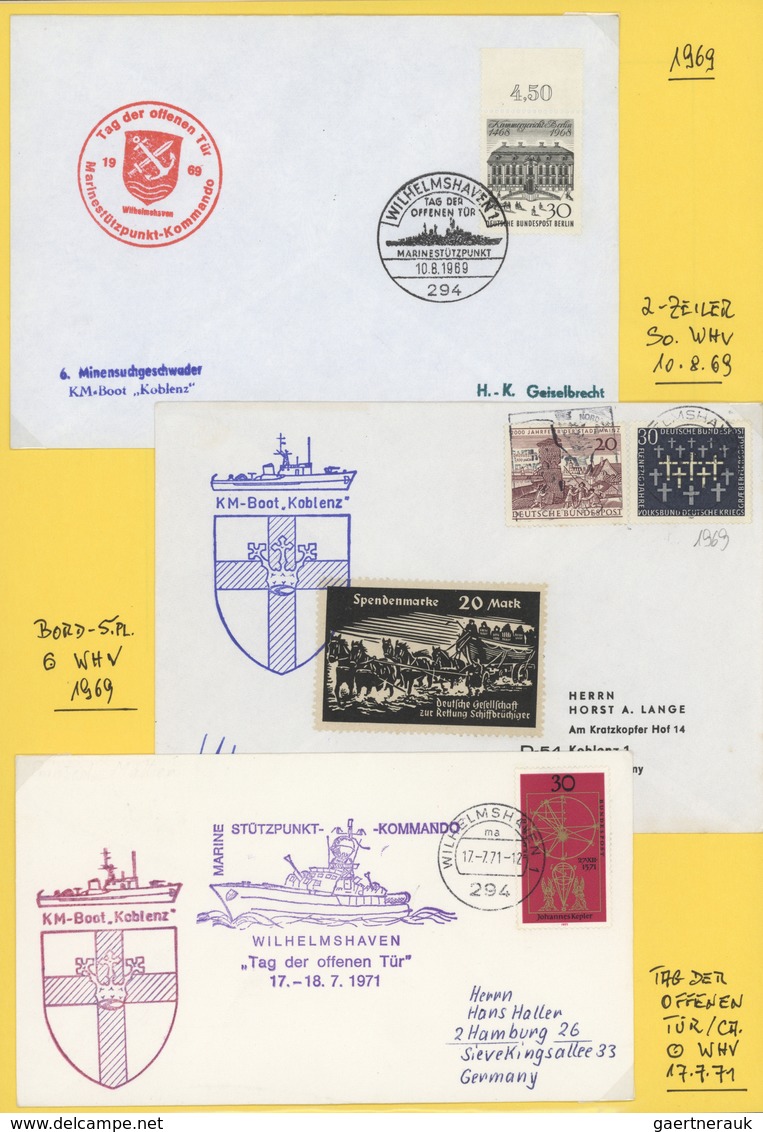 29613 Deutsche Schiffspost - Marine: ex 1956/2010, Deutsche Marine. MINEN-WAFFE (alle Klassen, alle Einhei