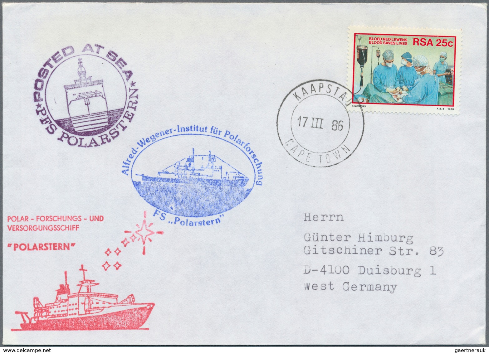 29615 Thematik: Arktis & Antarktis / Arctic & Antarctic: 1979/1994, Ship Mail/thematic Covers Arctic-/Anta - Andere & Zonder Classificatie