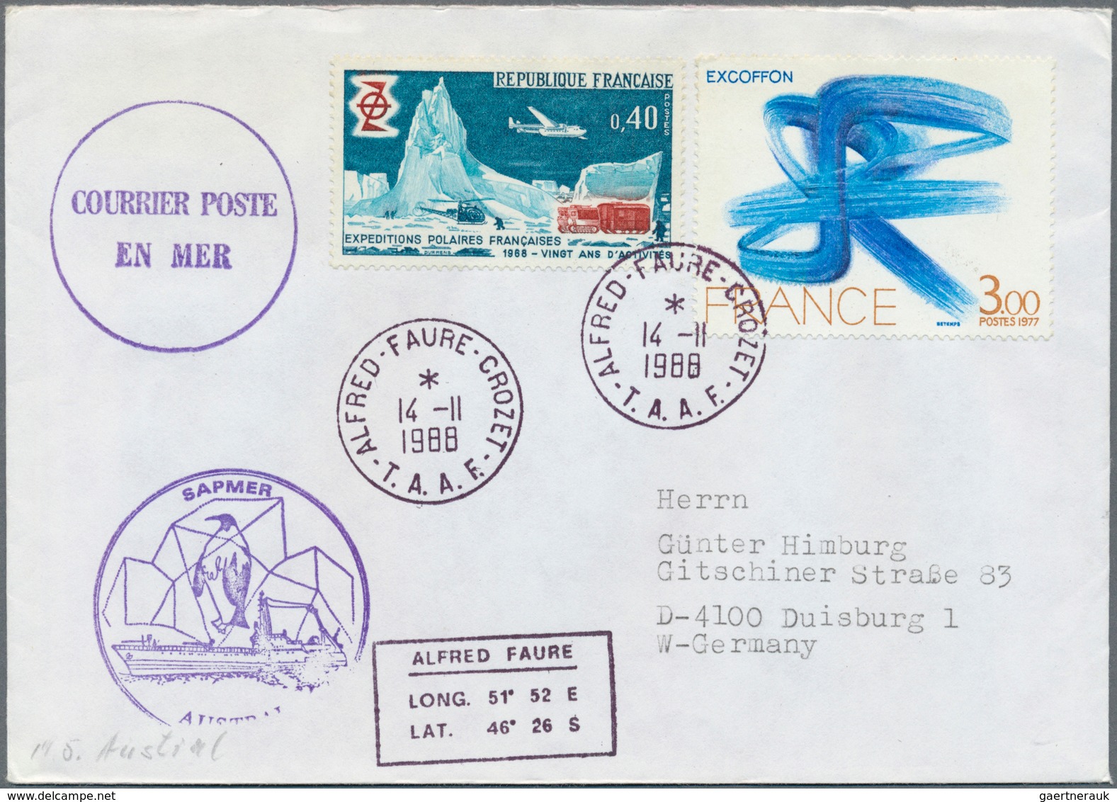 29615 Thematik: Arktis & Antarktis / arctic & antarctic: 1979/1994, ship mail/thematic covers Arctic-/Anta