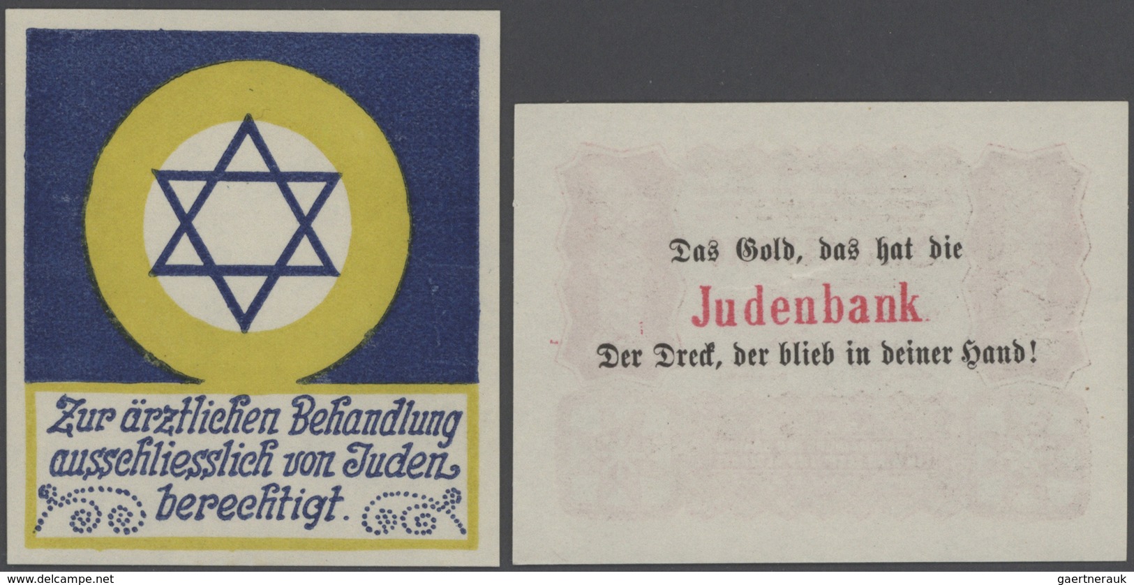 29623 Thematik: Judaika / Judaism: 1900/2000 (ca.), Sophisticated Balance/collection Comprising A Nice Ran - Zonder Classificatie