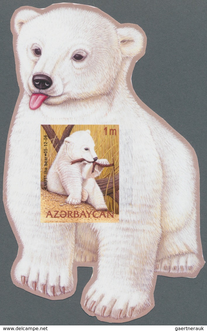 29655 Thematik: Tiere-Bären / Animals-bears: 2007, Azerbaydjan. Very Nice Lot, Featuring "KNUT - THE FAMOU - Beren