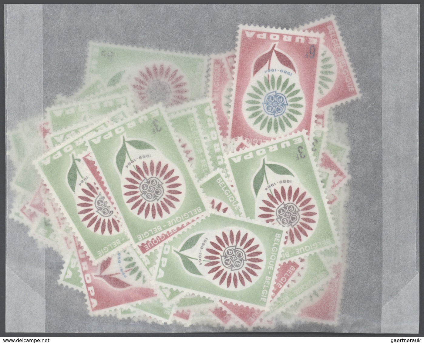 29666 Belgien: 1958-1990: Bulk Lot, CEPT Stamps In Complete Sets. 1958: 7600 Sets, 1959: 6800 Sets, 1960: - Andere & Zonder Classificatie