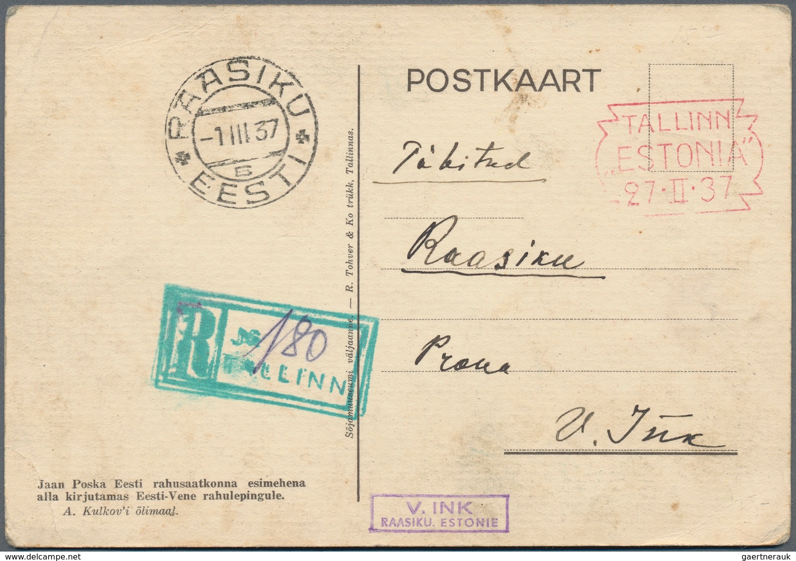 29673 Estland: 1918/1943 (ca.), assortment of apprx. 90 covers/cards/stationeries/ppc, comprising a good r