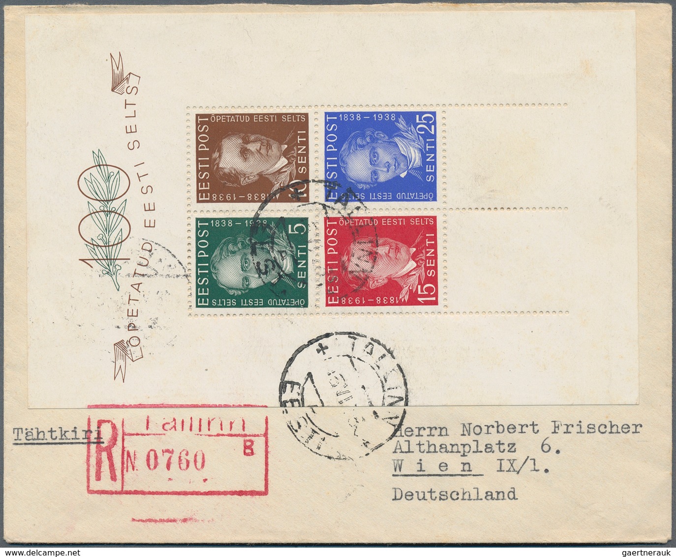 29673 Estland: 1918/1943 (ca.), assortment of apprx. 90 covers/cards/stationeries/ppc, comprising a good r