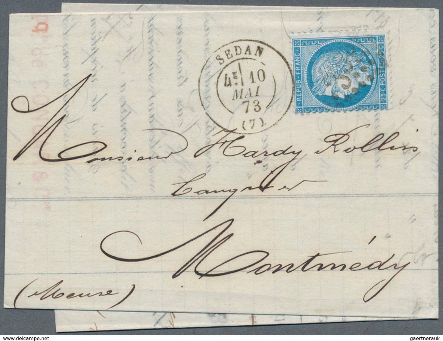 29687 Frankreich: 1860/1875, Nice Lot Incl. 18 Covers With Napoleon III And Ceres Issues. - Gebruikt