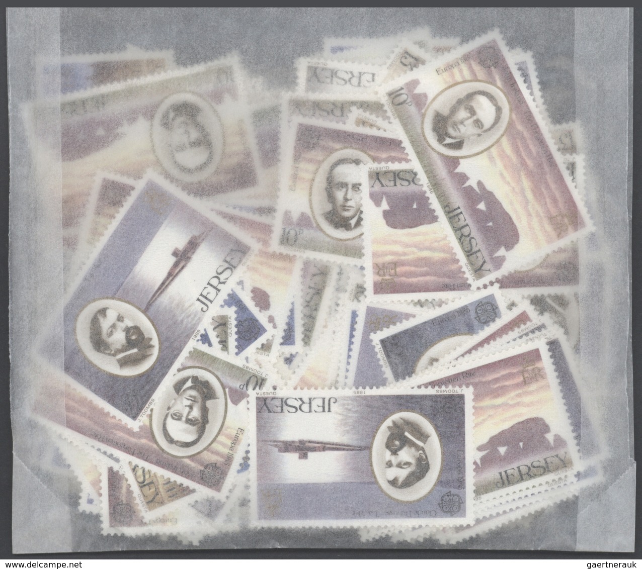 29747 Großbritannien - Jersey: 1978-1990: Bulk Lot, CEPT Stamps In Complete Sets. 1978: 4300 Sets, 1979: 2 - Jersey