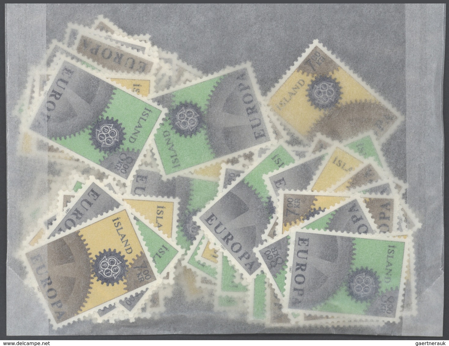 29751 Island: 1960-1990: Bulk Lot, CEPT Stamps In Complete Sets. 1960: 900 Sets, 1961: 4500 Sets, 1962: 49 - Sonstige & Ohne Zuordnung