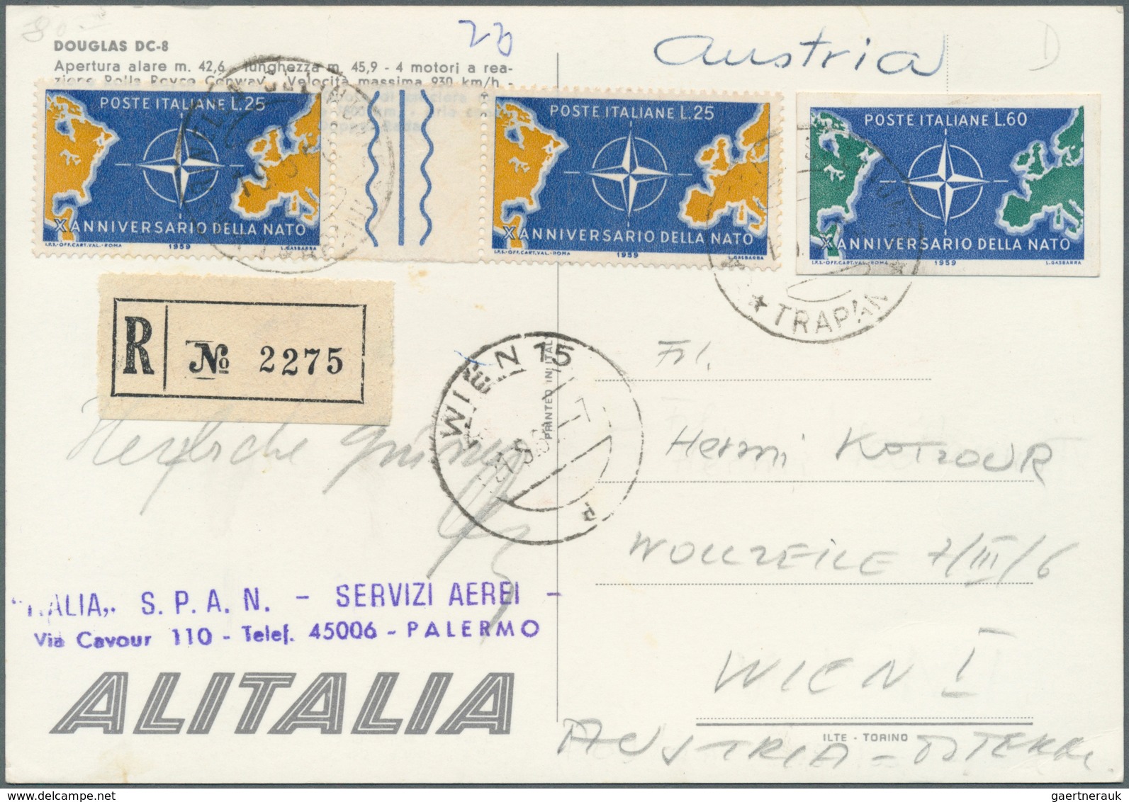 29757 Italien: 1960/1971. Lot Containing 29 Covers And Cards All Franked By EUROPA Stamps (all Imperforate - Poststempel