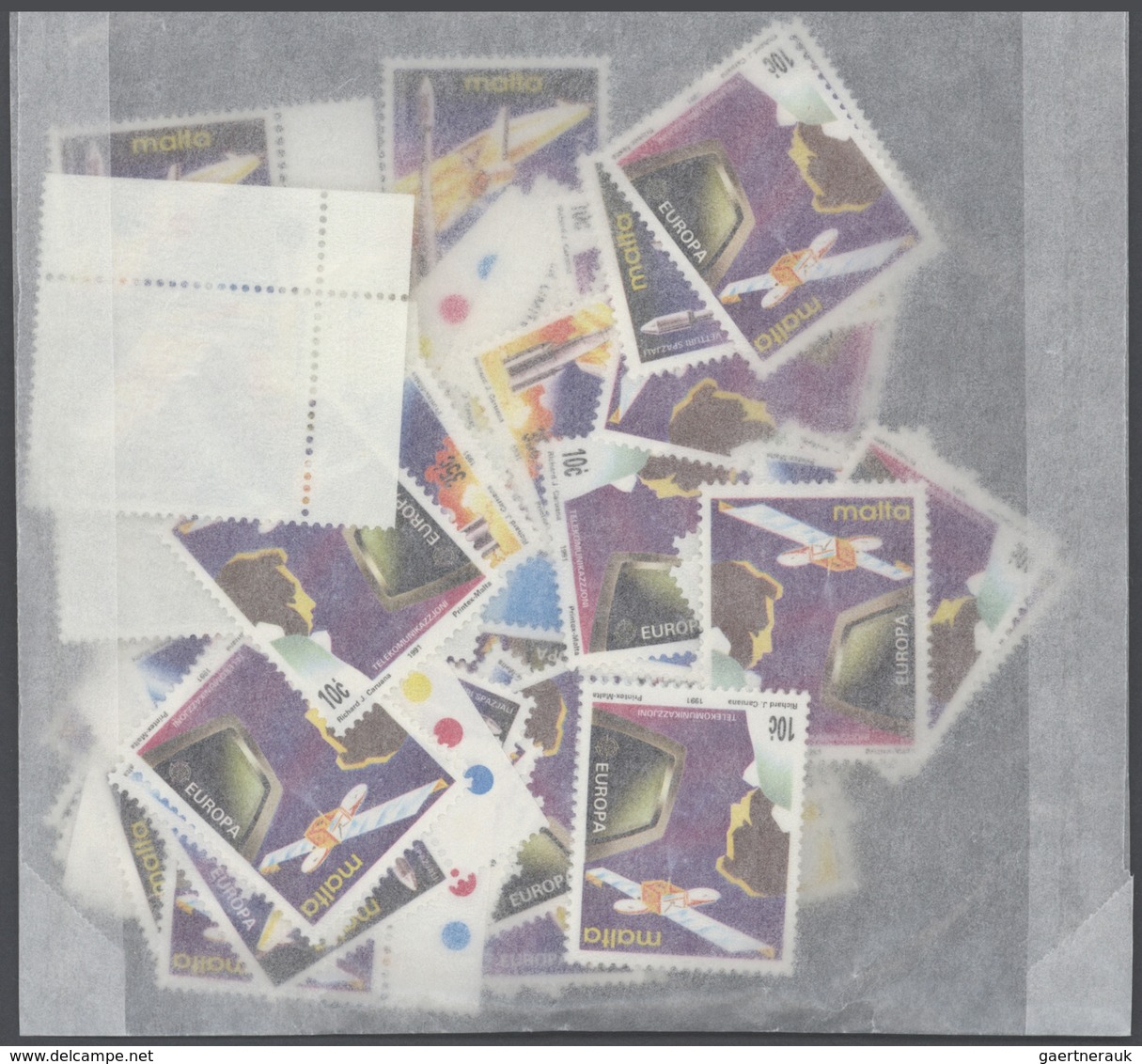 29786 Malta: 1971-1990: Bulk Lot, CEPT Stamps In Complete Sets. 1971: 7400 Sets, 1972: 600 Sets, 1973: 113 - Malta