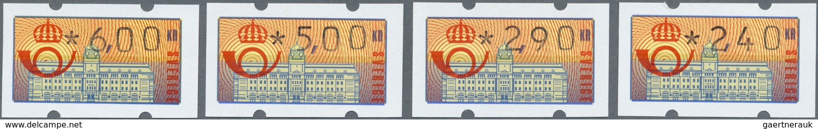 29845A Schweden: 1991 - 1992. ATM Postage Labels. Frama, Klüssendorf. Nice Lot With Ca. 1100 Sets, 3200 Sin - Ungebraucht