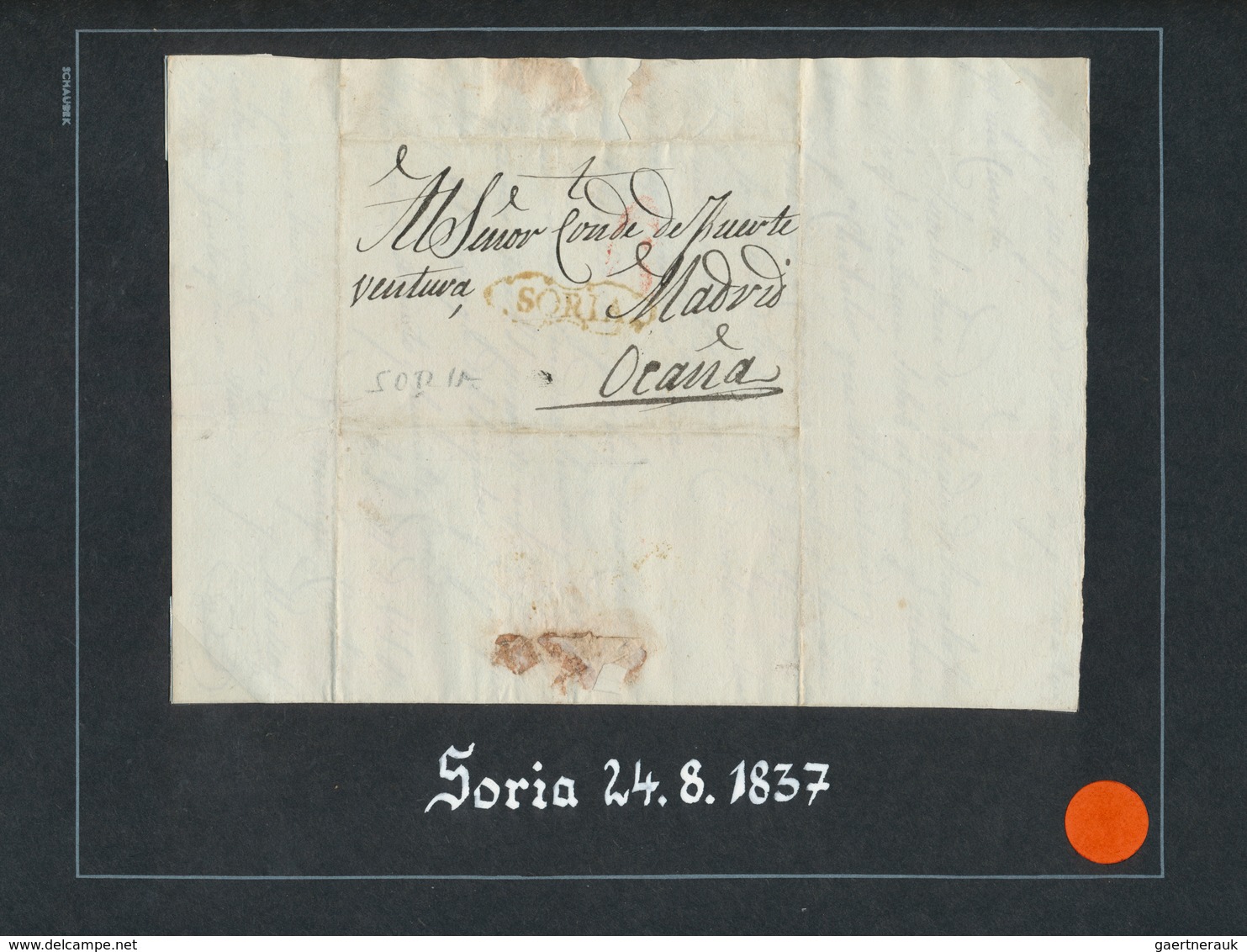 29867 Spanien - Vorphilatelie: 1789/1848 Ca., Comprehensive Collection With Ca.75 Entire Letters On Album - ...-1850 Voorfilatelie