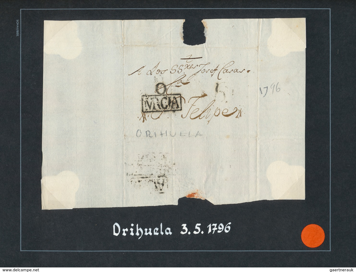 29867 Spanien - Vorphilatelie: 1789/1848 ca., comprehensive collection with ca.75 entire letters on album
