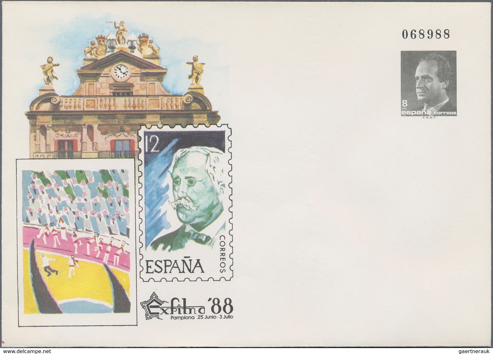 29879 Spanien - Ganzsachen: 1985/89. Lot Containing Private Entire Covers "Philately Exhibitions" (8 Diffe - 1850-1931