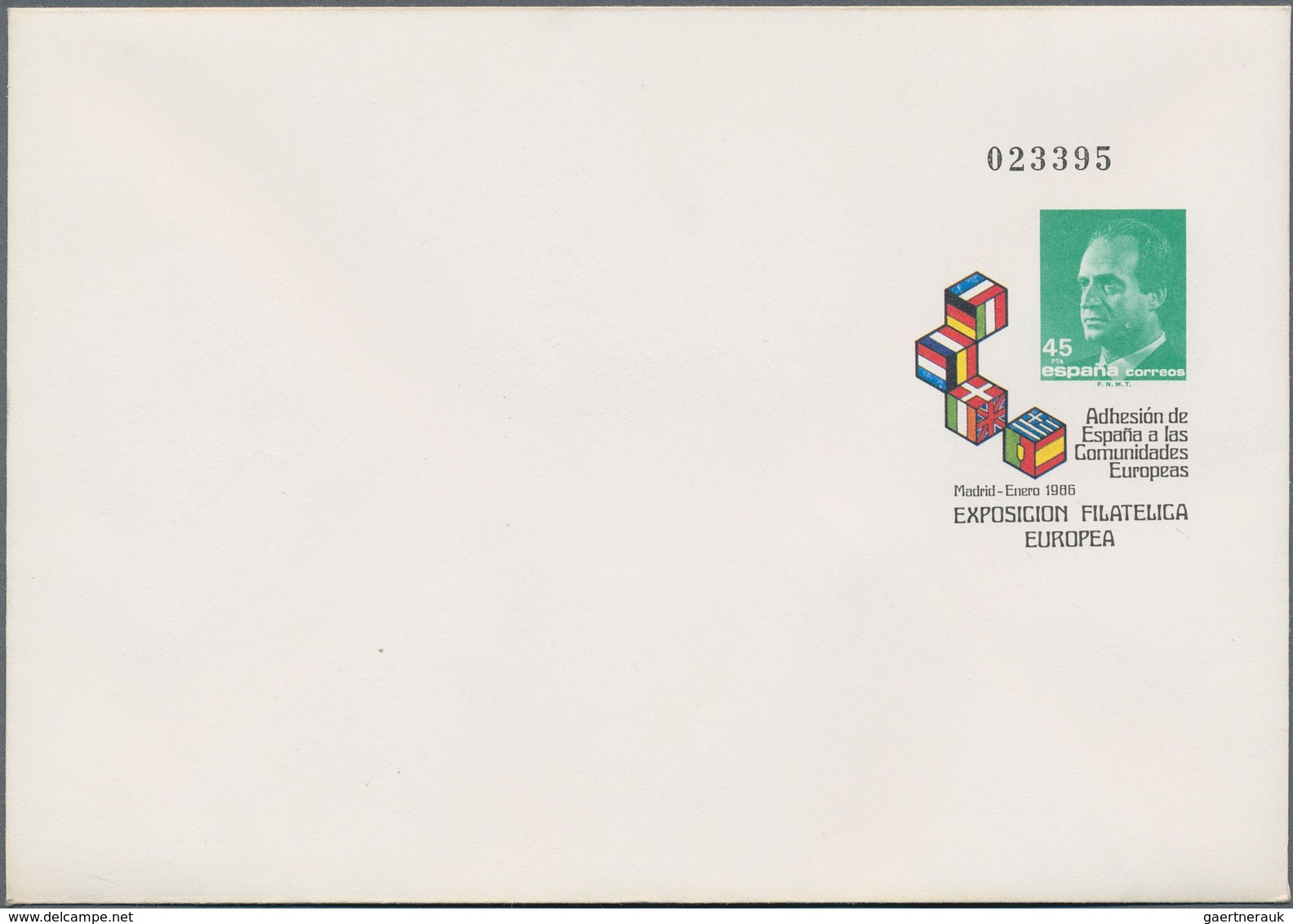 29879 Spanien - Ganzsachen: 1985/89. Lot containing private entire covers "Philately Exhibitions" (8 diffe