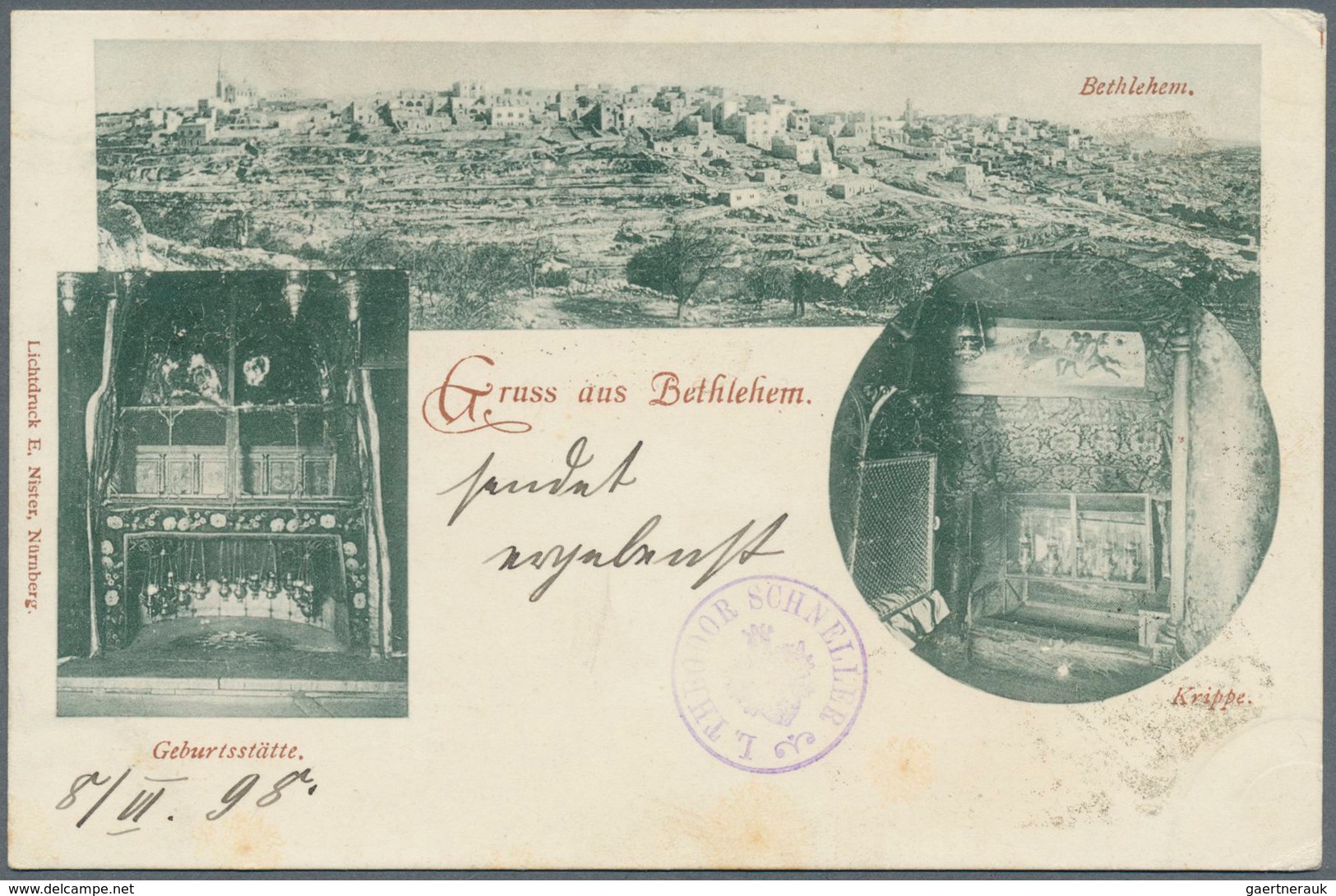 29882 Türkei: 1864 From Ca., Lot With More Than 50 Covers, Cards And Documents, Comprising Picture Postcar - Brieven En Documenten