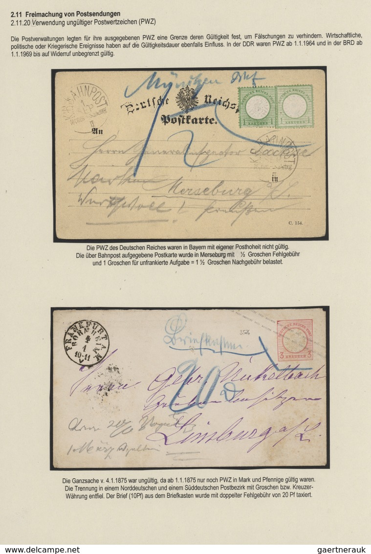 29943 Deutschland: 1808 Ab, POSTGEBÜHREN, Sehr Reichhaltige Und Attraktive Ausstellungs-Sammlung Mit Ca.15 - Sammlungen