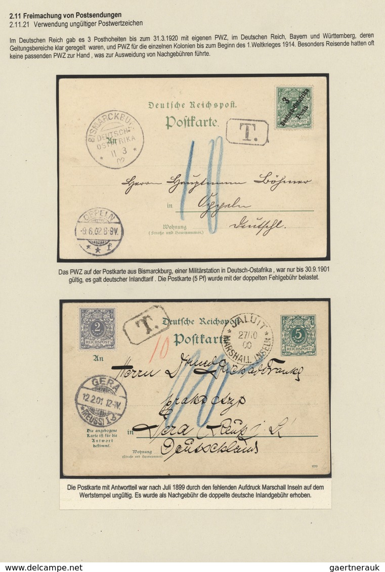 29943 Deutschland: 1808 Ab, POSTGEBÜHREN, Sehr Reichhaltige Und Attraktive Ausstellungs-Sammlung Mit Ca.15 - Sammlungen