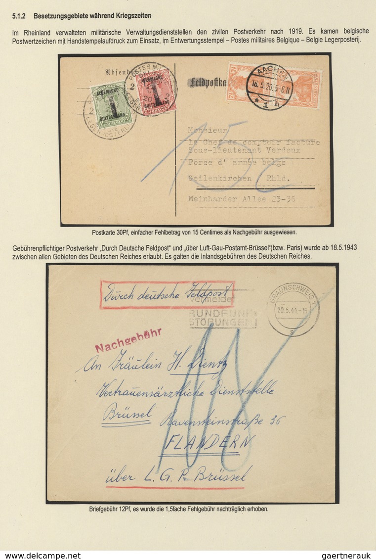 29943 Deutschland: 1808 Ab, POSTGEBÜHREN, Sehr Reichhaltige Und Attraktive Ausstellungs-Sammlung Mit Ca.15 - Verzamelingen