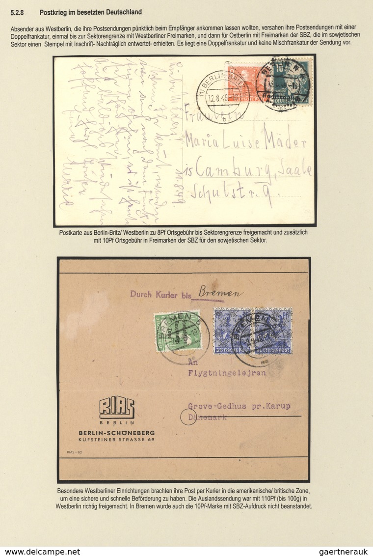 29943 Deutschland: 1808 Ab, POSTGEBÜHREN, Sehr Reichhaltige Und Attraktive Ausstellungs-Sammlung Mit Ca.15 - Sammlungen