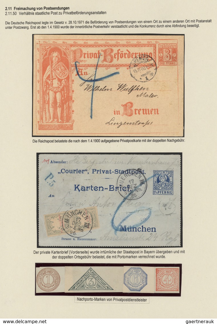 29943 Deutschland: 1808 ab, POSTGEBÜHREN, sehr reichhaltige und attraktive Ausstellungs-Sammlung mit ca.15