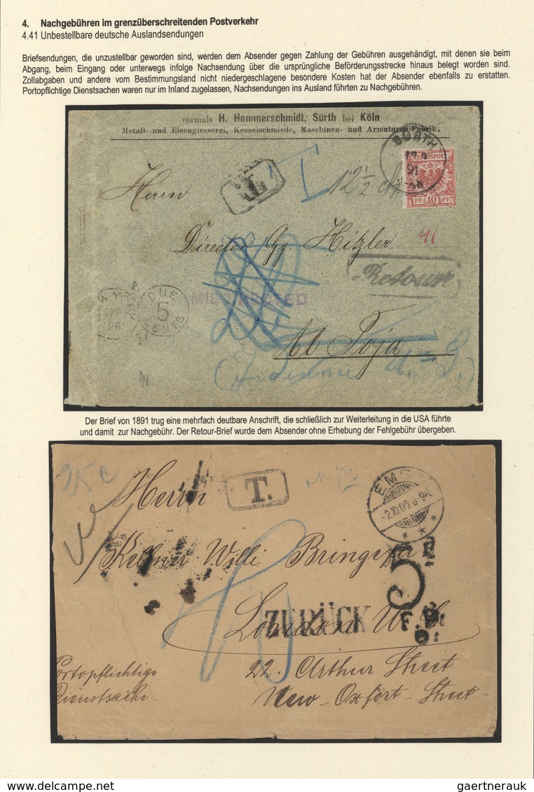 29943 Deutschland: 1808 ab, POSTGEBÜHREN, sehr reichhaltige und attraktive Ausstellungs-Sammlung mit ca.15