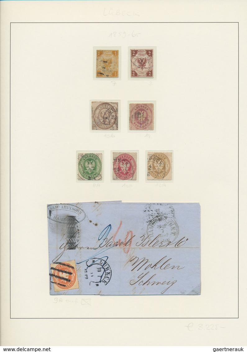 29972 Altdeutschland: 1850/1870 (ca): spezialisierte Altdeutschland-Sammlung im Lindner Album auf selbst g