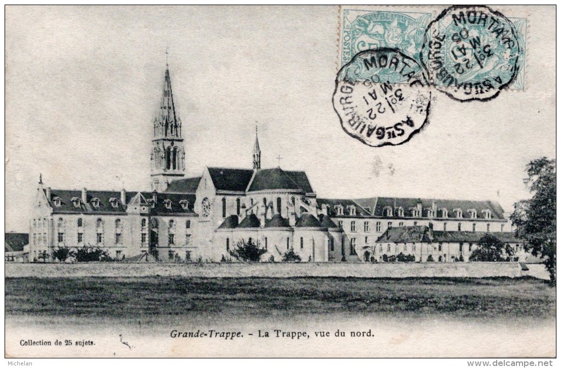 CPA   61   GRANDE-TRAPPE---LA TRAPPE VUE DU NORD---1905 - Autres & Non Classés