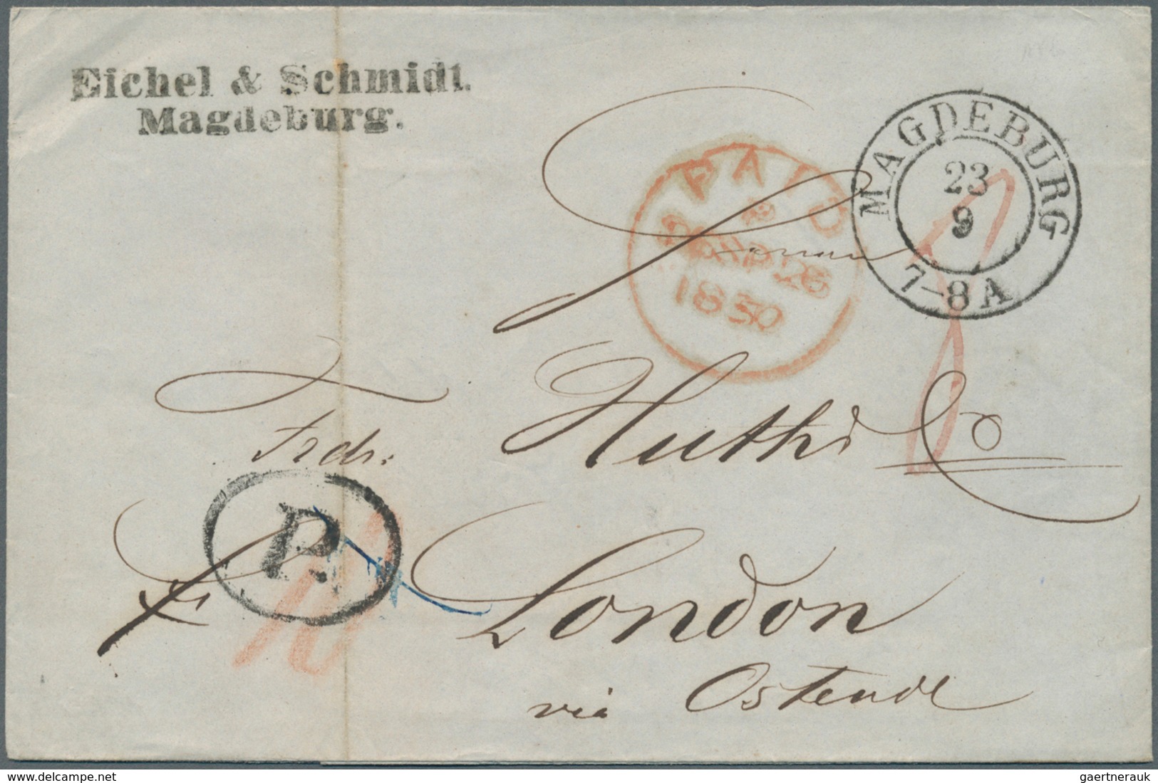 29989 Preußen - Vorphilatelie: 1815 Ab Ca., Posten Mit Ca.180 Belegen, Dabei Viele Briefe Aus Oberschlesie - Vorphilatelie