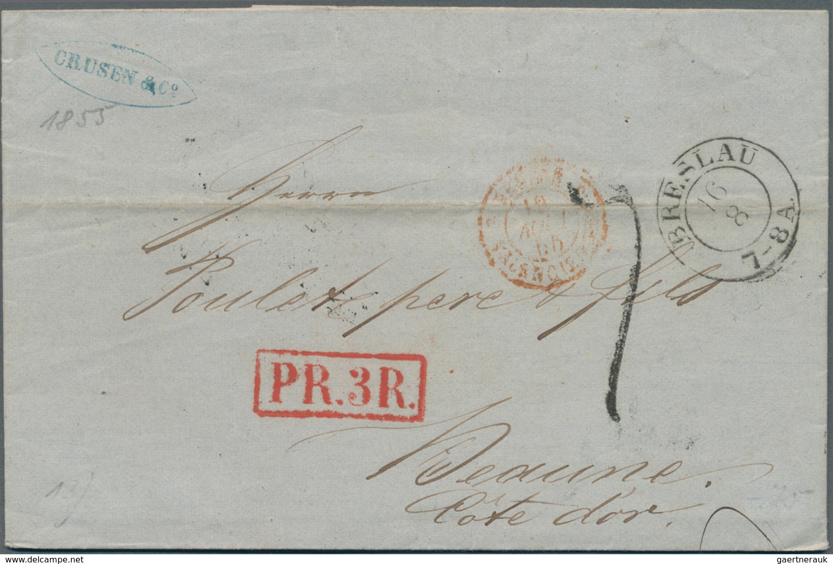 29989 Preußen - Vorphilatelie: 1815 Ab Ca., Posten Mit Ca.180 Belegen, Dabei Viele Briefe Aus Oberschlesie - Vorphilatelie