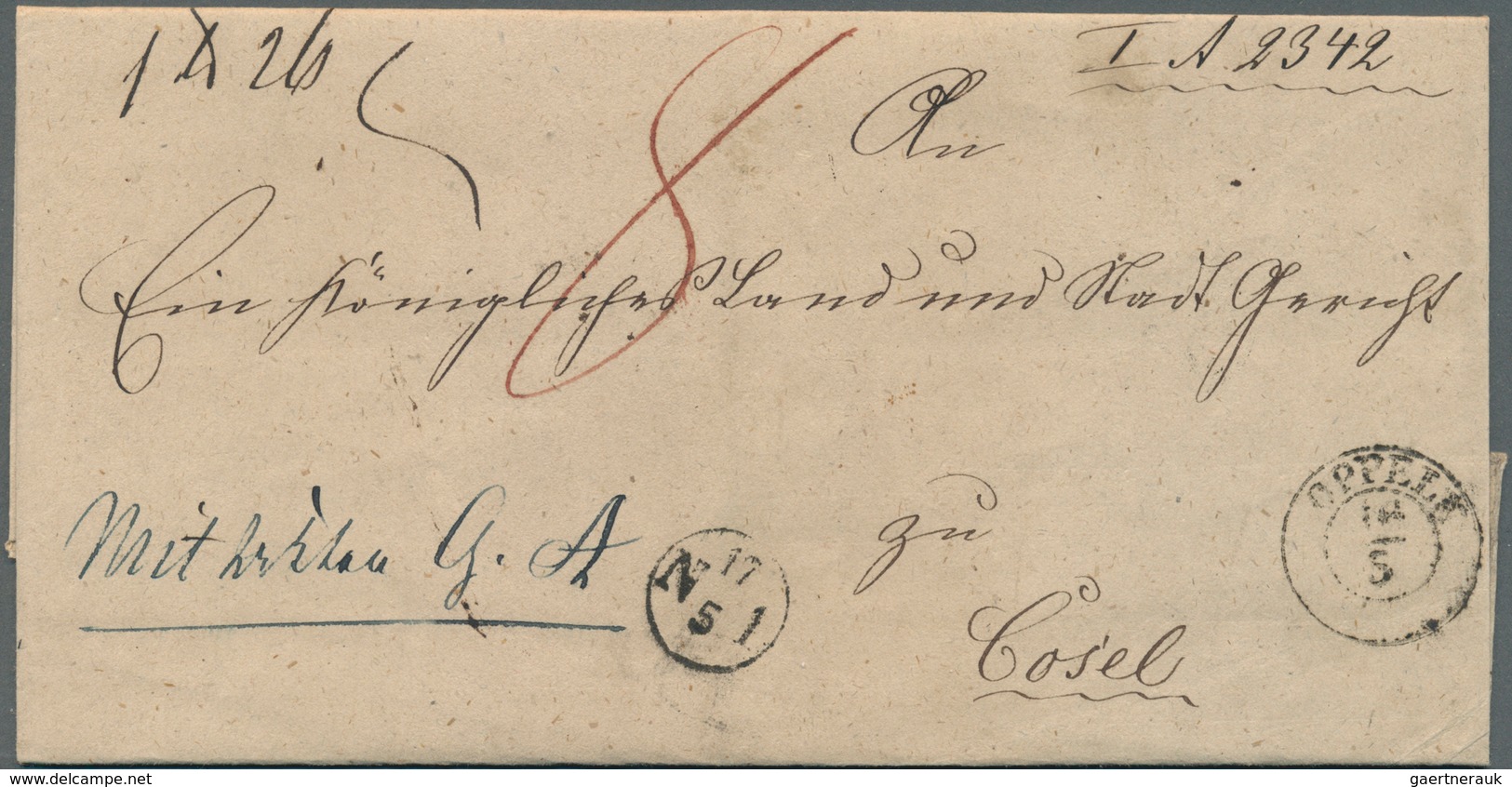 29989 Preußen - Vorphilatelie: 1815 Ab Ca., Posten Mit Ca.180 Belegen, Dabei Viele Briefe Aus Oberschlesie - Vorphilatelie