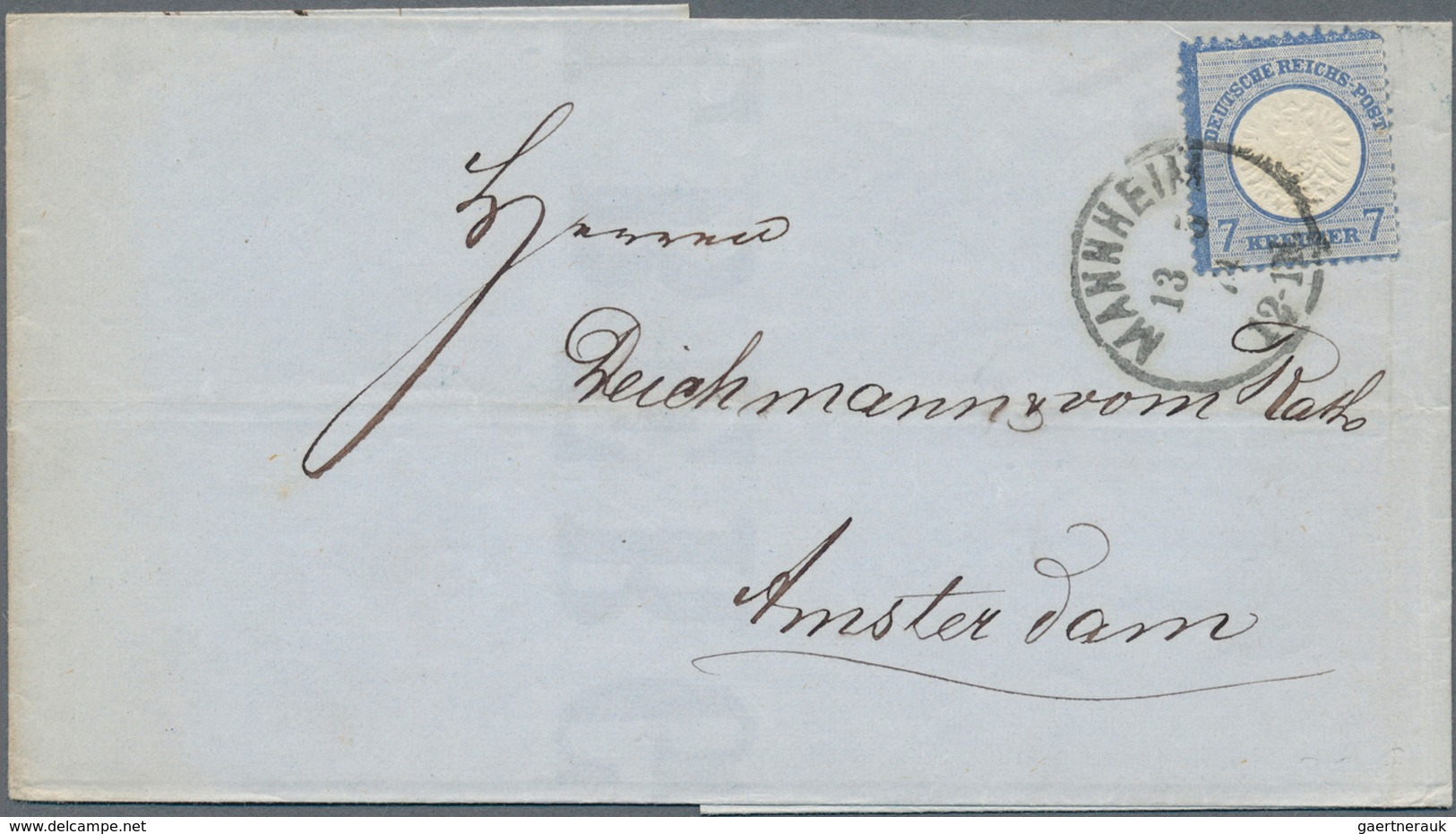 30007 Deutsches Reich - Brustschild: 1872/90 (ca.), Schöner Posten Von 29 Belegen Brustschild Bis Krone/Ad - Ongebruikt