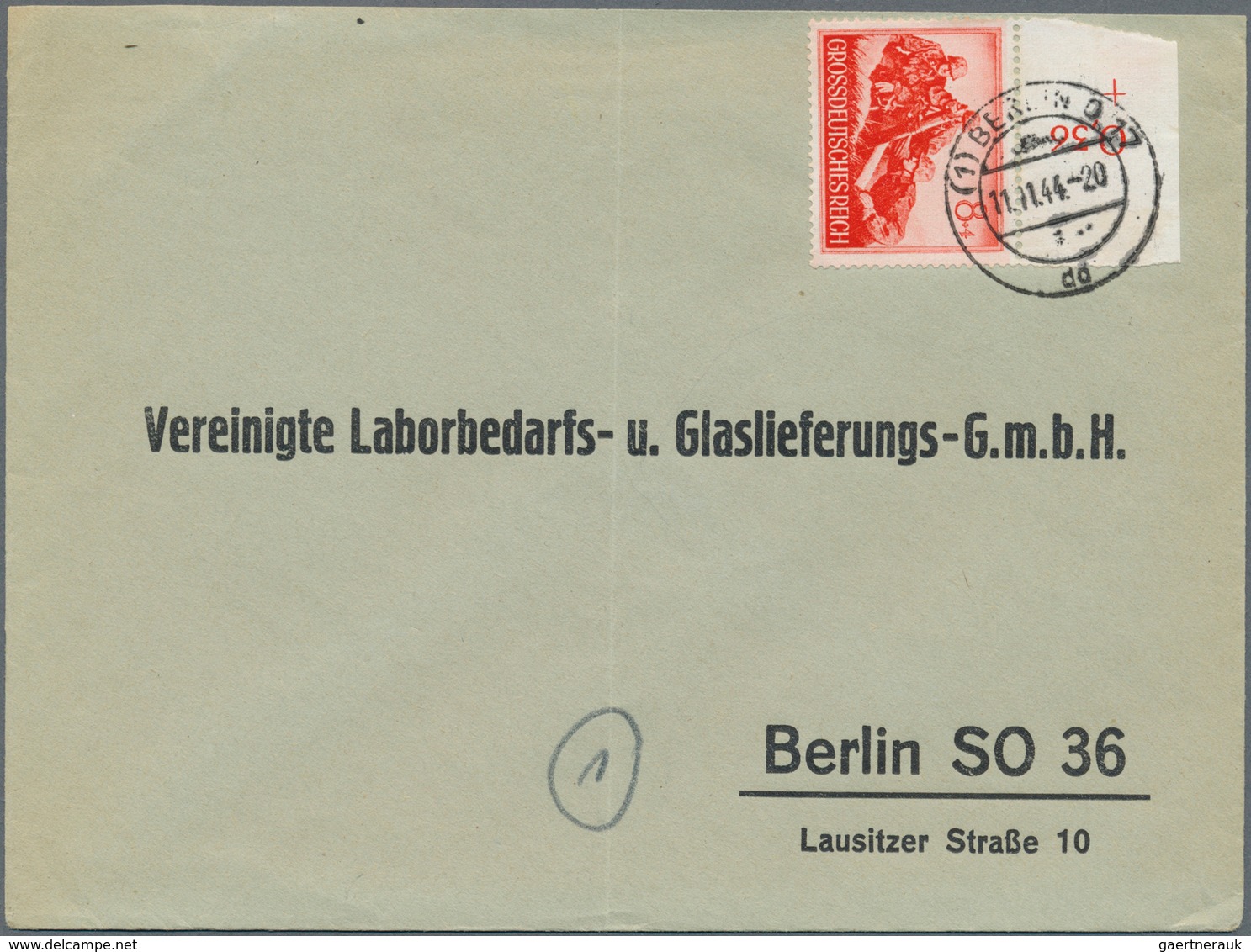 30022 Deutsches Reich - 3. Reich: 1942/1945, Partie Von 16 Briefen Und Karten, Dabei Sondermarken EF Und M - Ongebruikt