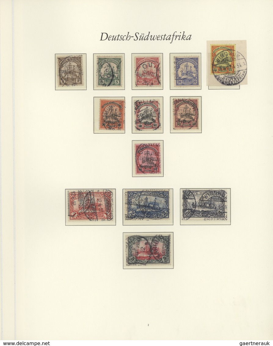 30033 Deutsche Auslandspostämter + Kolonien: 1898/1910 Ca., Gut Bestückte Saubere Sammlung Mit Vielen Komp - Andere & Zonder Classificatie