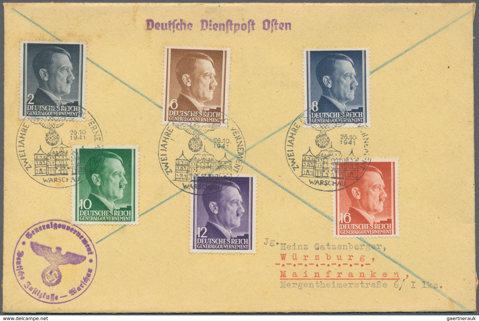 30042A Deutsche Besetzung II. WK: 1939 - 1945, Sauber Gestempelte Sammlung Mit Kleinen Lücken, Dabei U.a. D - Besetzungen 1938-45