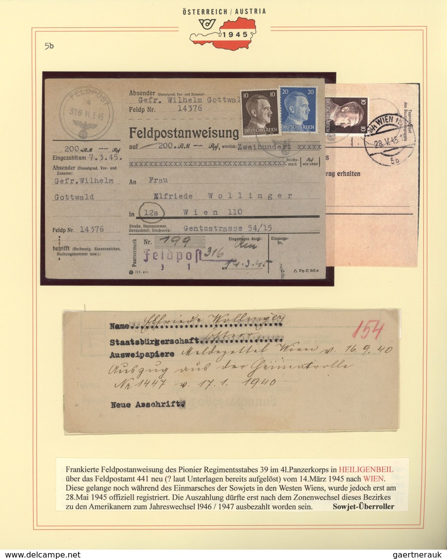 30063 Feldpost 2. Weltkrieg: 1944/1945, 19.12.-16.3., Ostpreußen, Sammlung von ca. 90 Wehrmacht-Feldpostbe