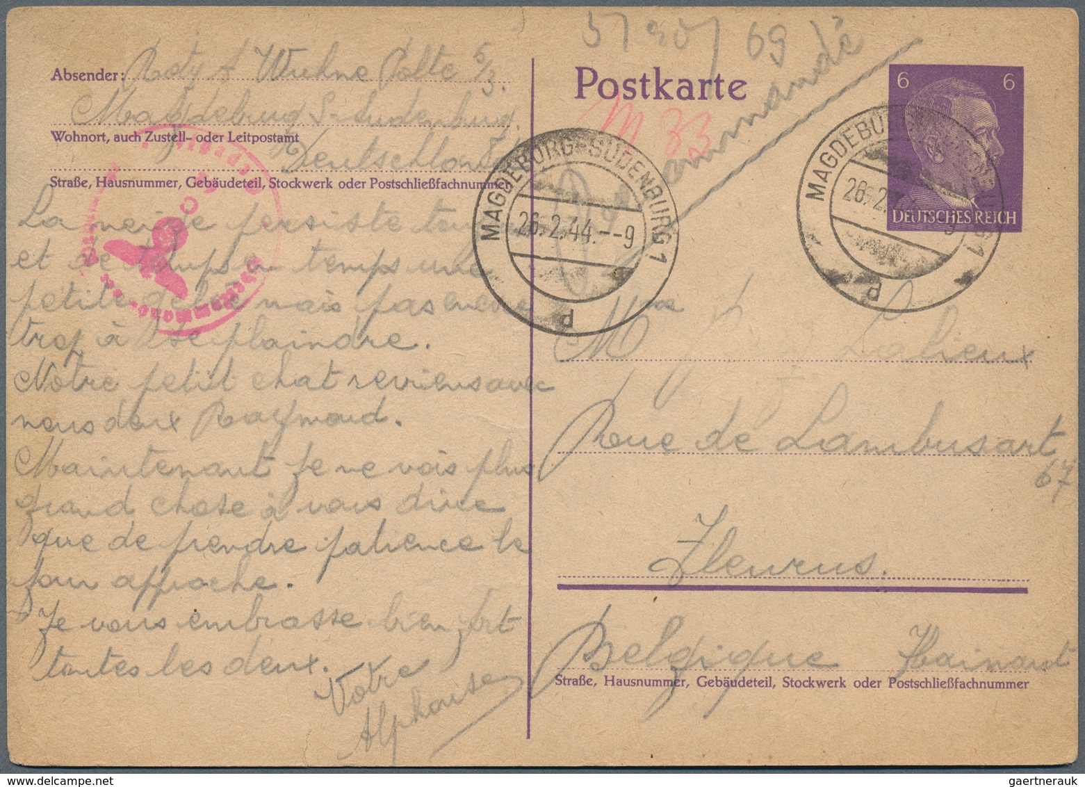 30066 Kriegsgefangenen-Lagerpost: 1915/1950, Posten Mit Ca.150 Belegen Mit Schwerpunkt III.Reich, Dabei Po - Andere & Zonder Classificatie