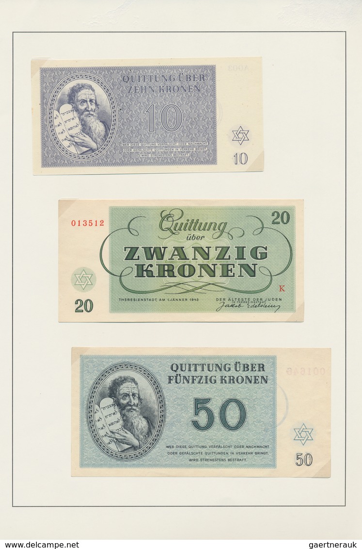 30070 KZ-Post: 1940/1944, Sammlung Mit KZ- Und Lagerpost, Dabei 5 Briefe Aus Den Konzentrationslagern Ausc - Brieven En Documenten