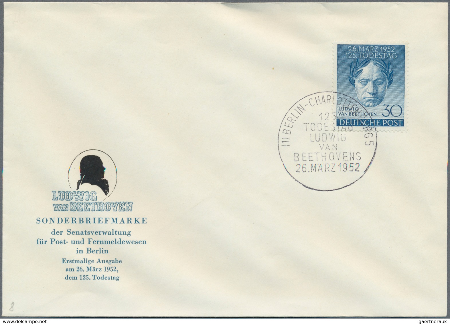 30094 Bundesrepublik Und Berlin: 1952/1958, Partie Mit Ca.20 Belegen, Zumeist Mittlere Bis Bessere FDC's, - Sammlungen