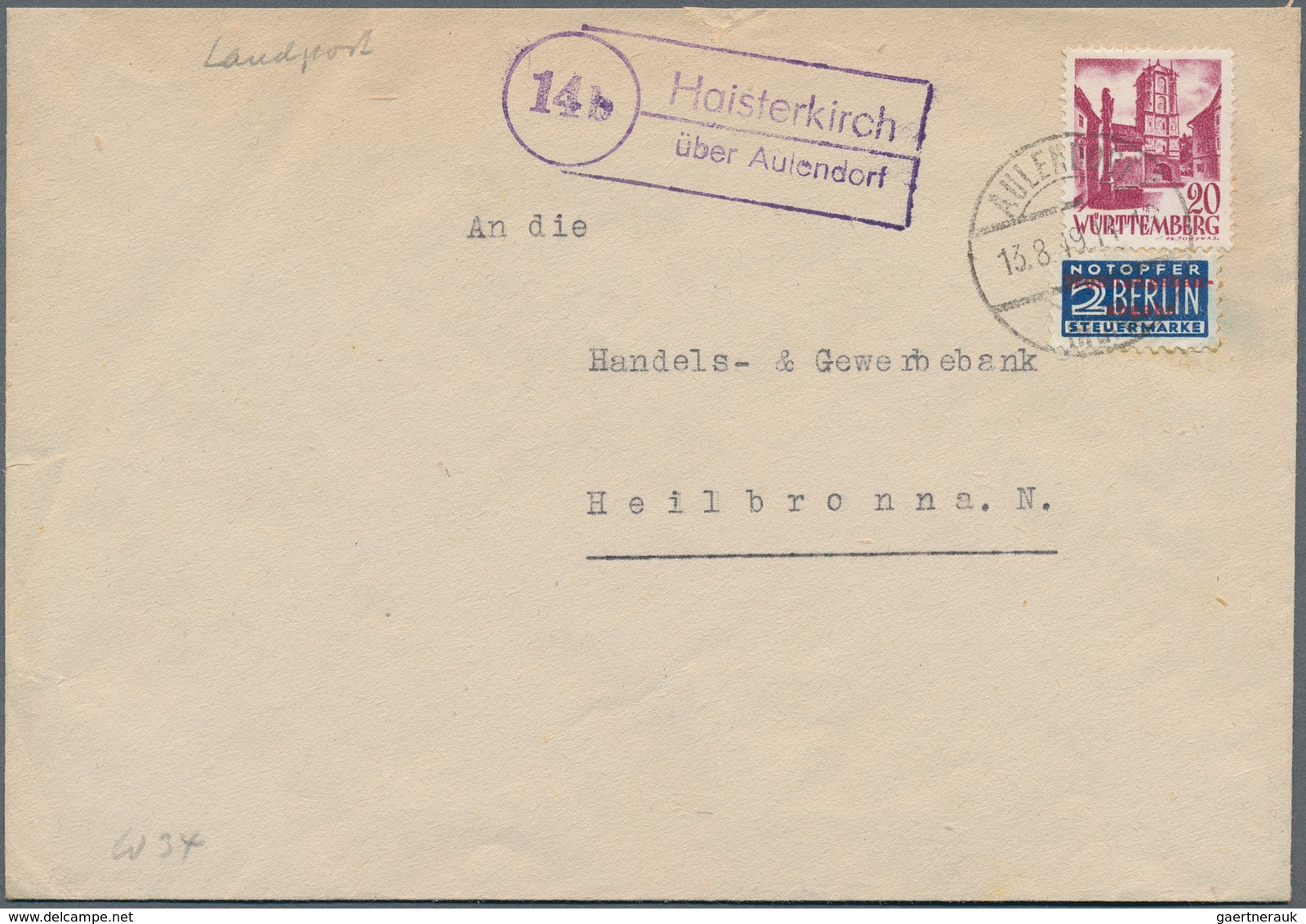 30109 Bizone - Zwangszuschlagsmarken: 1948/1949, Umfangreiche Spezialsammlung Berliner Notopfer Mit Ca.570 - Sonstige & Ohne Zuordnung