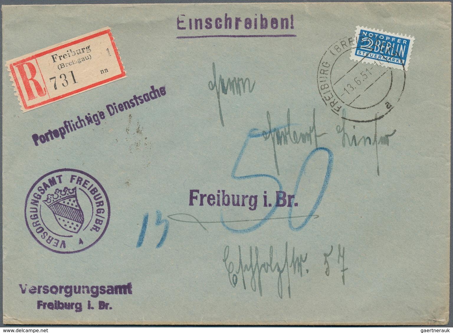 30109 Bizone - Zwangszuschlagsmarken: 1948/1949, Umfangreiche Spezialsammlung Berliner Notopfer Mit Ca.570 - Sonstige & Ohne Zuordnung