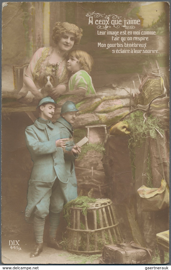 30169 Ansichtskarten: Motive / Thematics: 1.WELTKRIEG FRANKREICH, 1914/1918, "Wann Werden Wir Uns Wiederse - Sonstige & Ohne Zuordnung