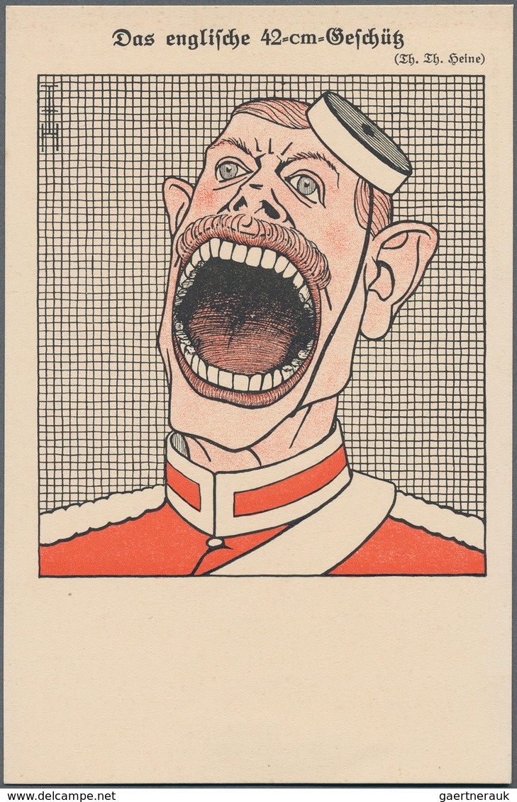 30172 Ansichtskarten: Motive / Thematics: 1.WELTKRIEG, 1914/1918, interessante Sammlung mit ca.165 Karten,