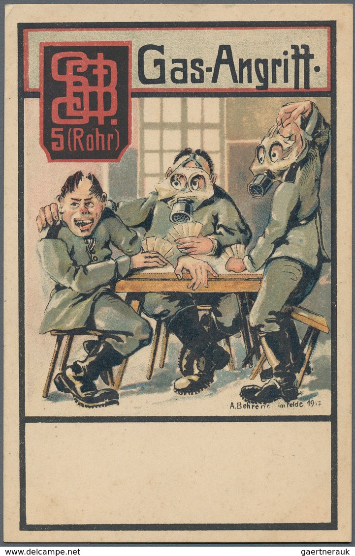 30172 Ansichtskarten: Motive / Thematics: 1.WELTKRIEG, 1914/1918, interessante Sammlung mit ca.165 Karten,