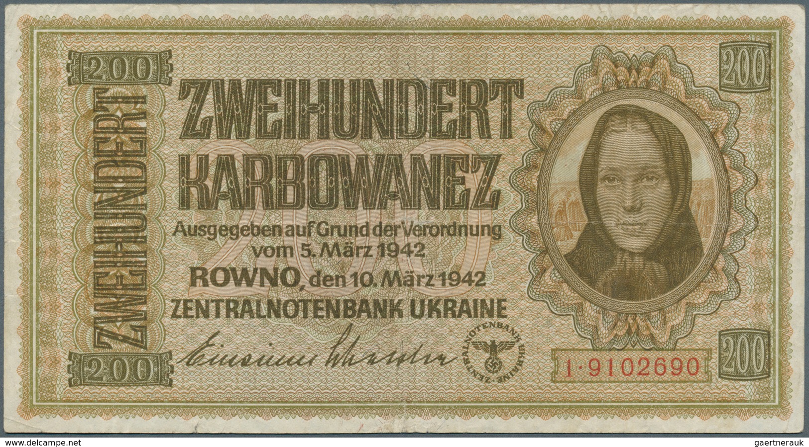 30190 Ukraina / Ukraine: Lot Von 88 Scheinen: Um 1918 11 Scheine Und Bond Certificates 2-1000 Hryven, 24 S - Ukraine