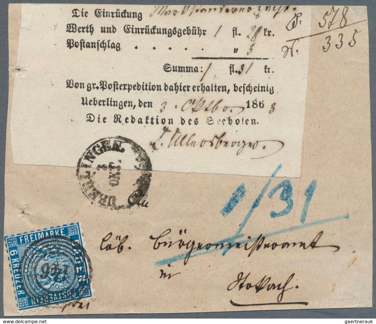 31003 Deutschland: 1828/1874, Interessantes Konvolut Mit Ca.80 Belegen Ab Vorphilatelie Bis Brustschild, D - Verzamelingen